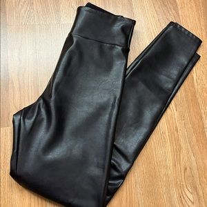 Abercrombie leather leggings